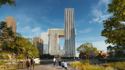 Bouw van grootste woongebouw van Rotterdam gaat van start: ‘Een prachtig ontwerp’