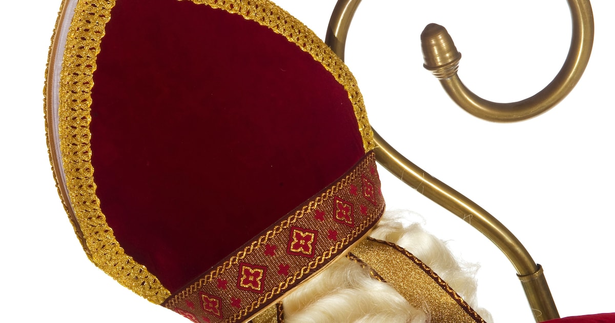 Sinterklaas leest voor in Poortvliet