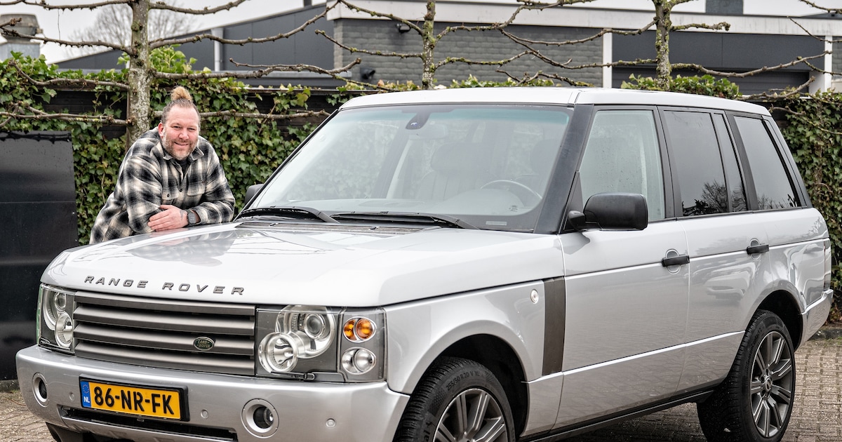 Jelle werd meteen verliefd op zijn Range Rover: ‘Ik houd van luxe in een auto’