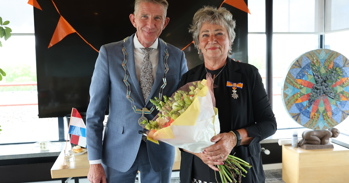 Koninklijke onderscheiding voor Yvonne Boeckx-van Hamburg uit Maassluis