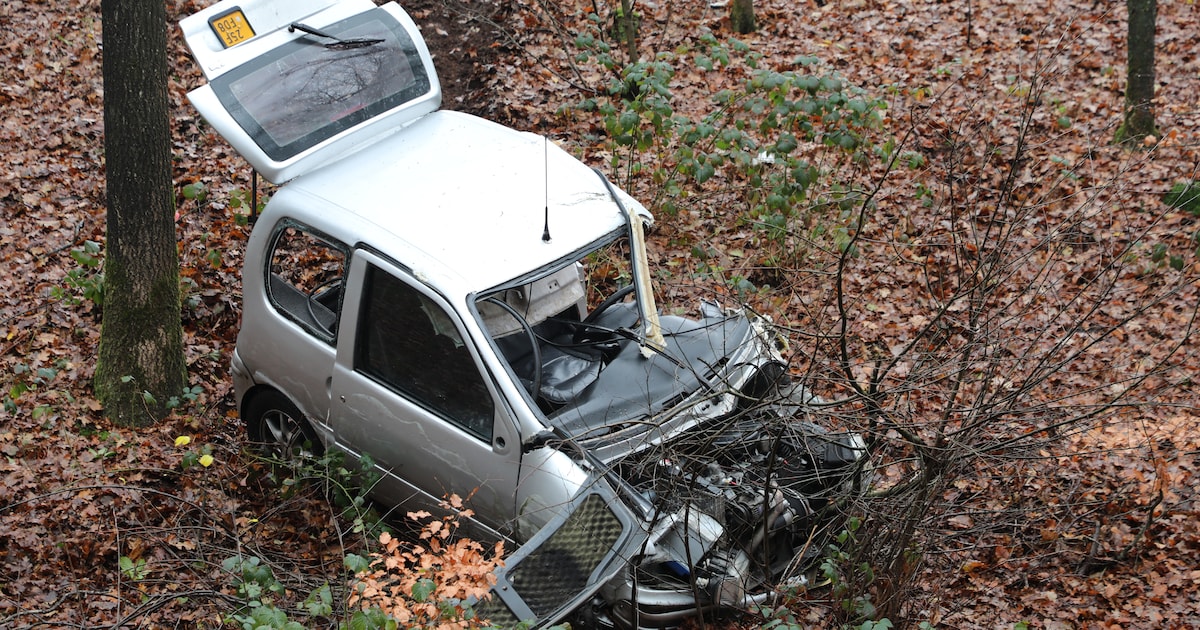 Brommobiel valt meters naar beneden langs N310 in Stroe