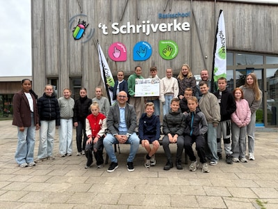 Basisschool ’t Schrijverke uit Herpen wint E-waste Race
