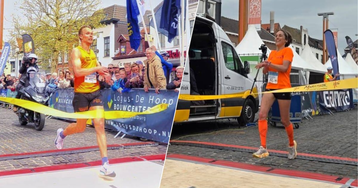 Martijn Blommaert beleeft ‘droomdag’: winst in marathon Zeeuws-Vlaanderen, Loura Kleinepier klasse a