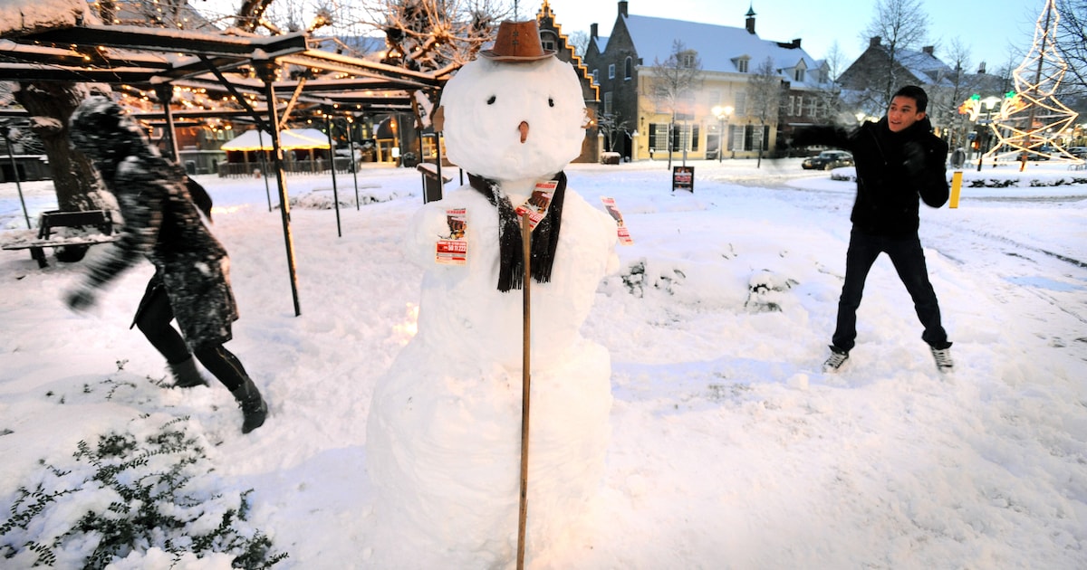 Weekmarkt in Maassluis afgelast door winterweer