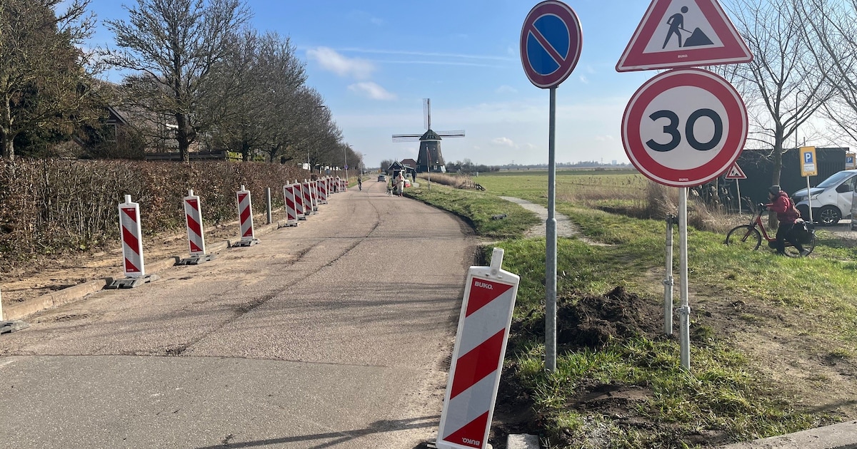 Werkzaamheden Lagendijk zorgen voor verkeershinder in Uitgeest
