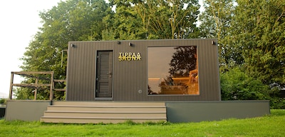 Nieuwe buitensauna TIPPAA opent bij recreatieplas De Meent in Beusichem