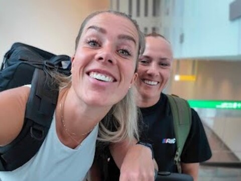 Maaike van Houten en haar verloofde Laura Scheepens.