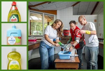 Dit afwasmiddel wast het beste schoon van allemaal: ‘Je aait het vuil eraf’