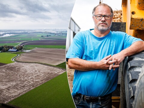 Boer Jan ziet de megaturbines graag komen op zijn grond: ‘Als we allemaal profiteren, zijn ze veel mooier’