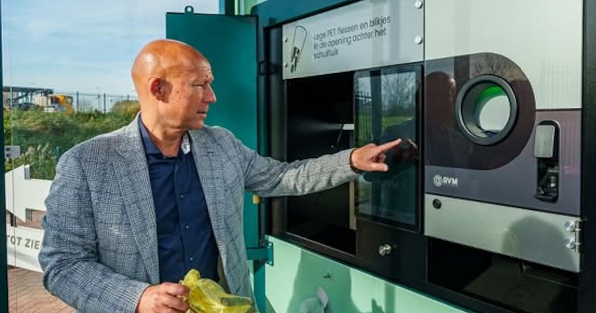 Nieuwe statiegeldmachine geopend bij Stadswerf