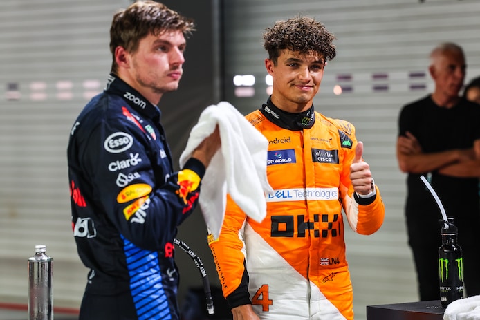 Internationale media zien Lando Norris ferme tik uitdelen aan Verstappen:  'Maar het doet Max geen pijn' | Formule 1 | AD.nl
