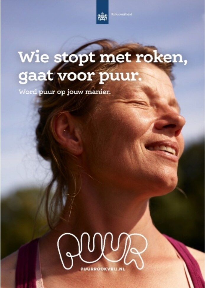 Nieuwe stoppen met roken-campagne ‘Puur’ moet vooral invoelend ...