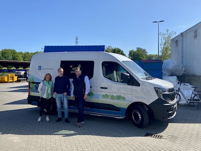 Baarn maakt z’n buitendienst groener: eerste drie elektrische auto’s rijden nu rond