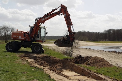 Reconstructie Schanse van Weerde Valkenswaard van start: verdedigingswerk uit 1629 opnieuw zichtbaar
