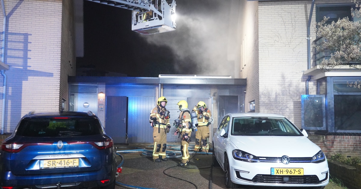 Brand in aanbouw woning Bergschenhoek zorgt voor flinke schade