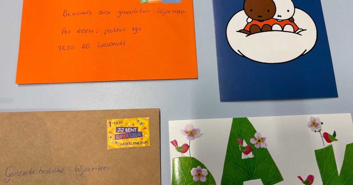 Na rellen in Loosdrecht volgt een stortvloed aan lieve kaartjes voor vluchtelingen