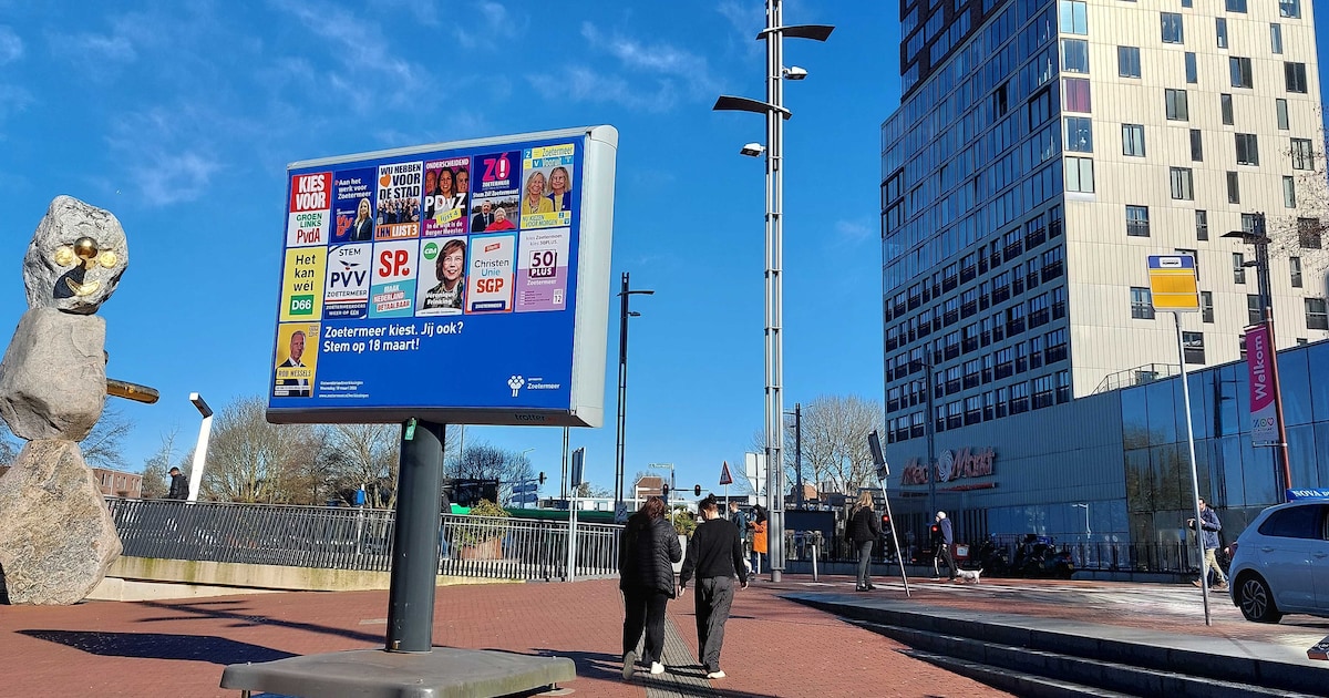Gemeenteraadsverkiezingen 2026: op deze 13 partijen kun je stemmen in Zoetermeer