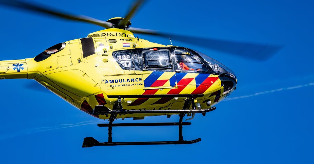 Traumahelikopter ingezet bij reanimatie op Boerenweg in Arcen