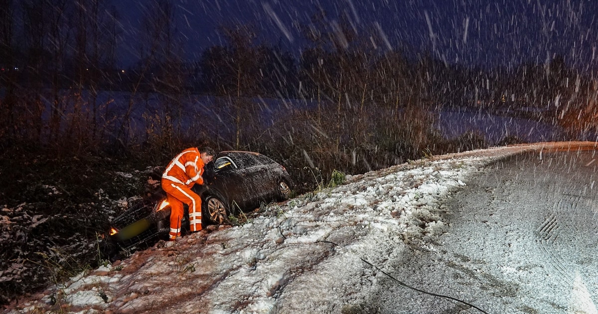 Auto vliegt uit de bocht op Purmerenderweg in Zuidoostbeemster