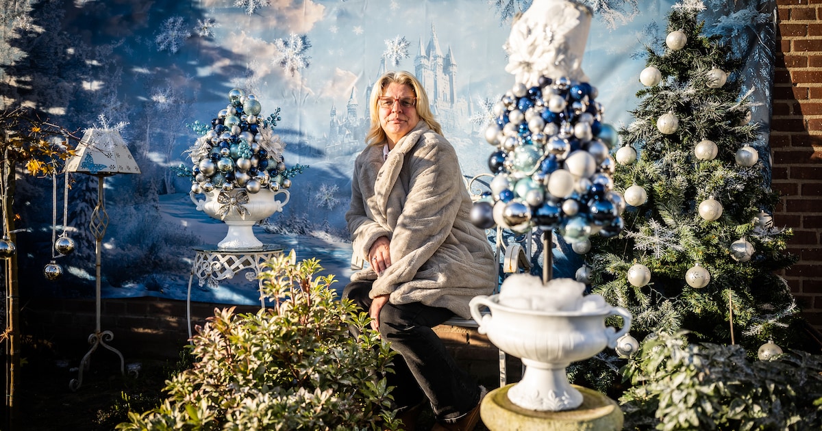 Mar (52) bouwt met dochter Amy (18) eigen kersttuin en krijgt direct te maken met diefstal: ‘Ben eff