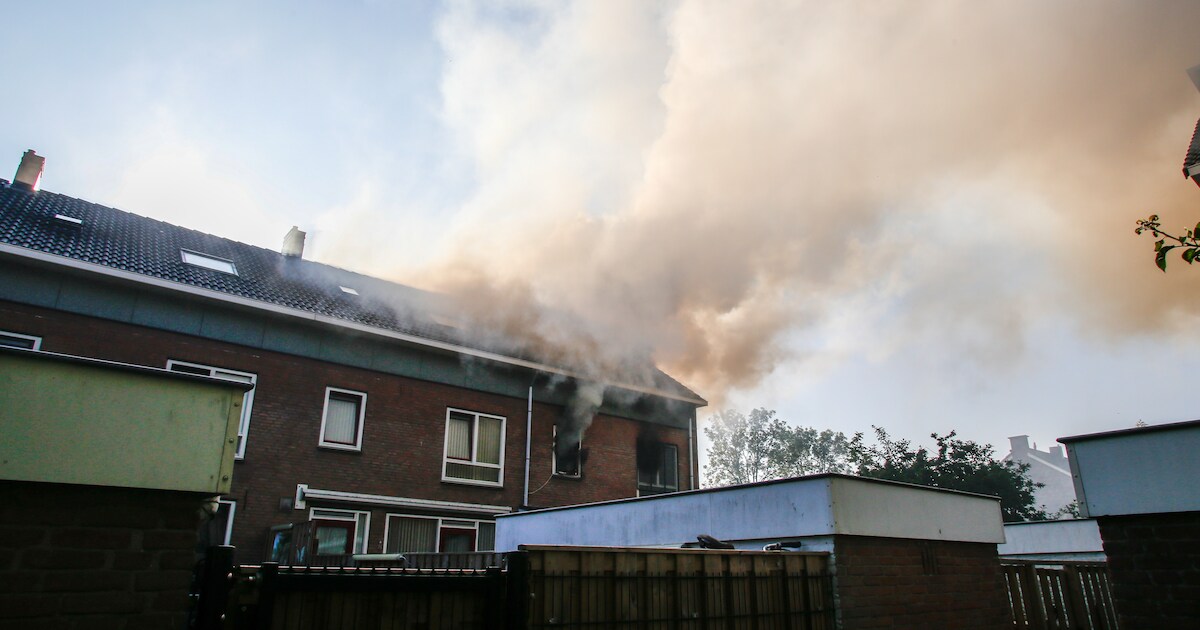 Brand uitgebroken in woning Dordrecht