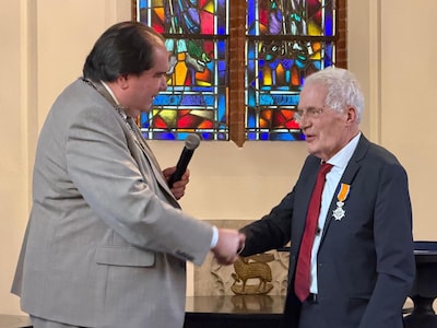 Teunis van den Bout benoemd tot Ridder in de Orde van Oranje-Nassau