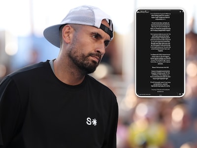 Toptennisser Nick Kyrgios test positief op cocaïne en krijgt voorlopige schorsing: ‘Diep teleurgesteld in mezelf’