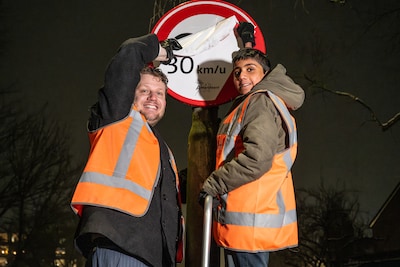Let op! Vanaf vandaag mag je bijna overal in Amersfoort niet harder dan 30 km/u rijden