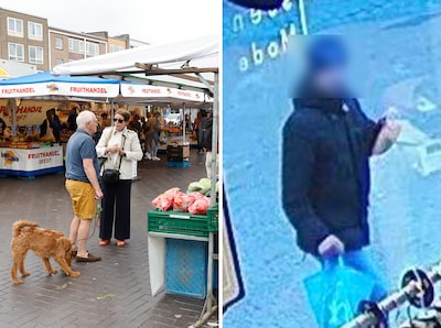 Haar zoon kijkt heel even weg, dan slaat gewiekste dief toe bij de groentekraam van Reni: ‘Hij hield