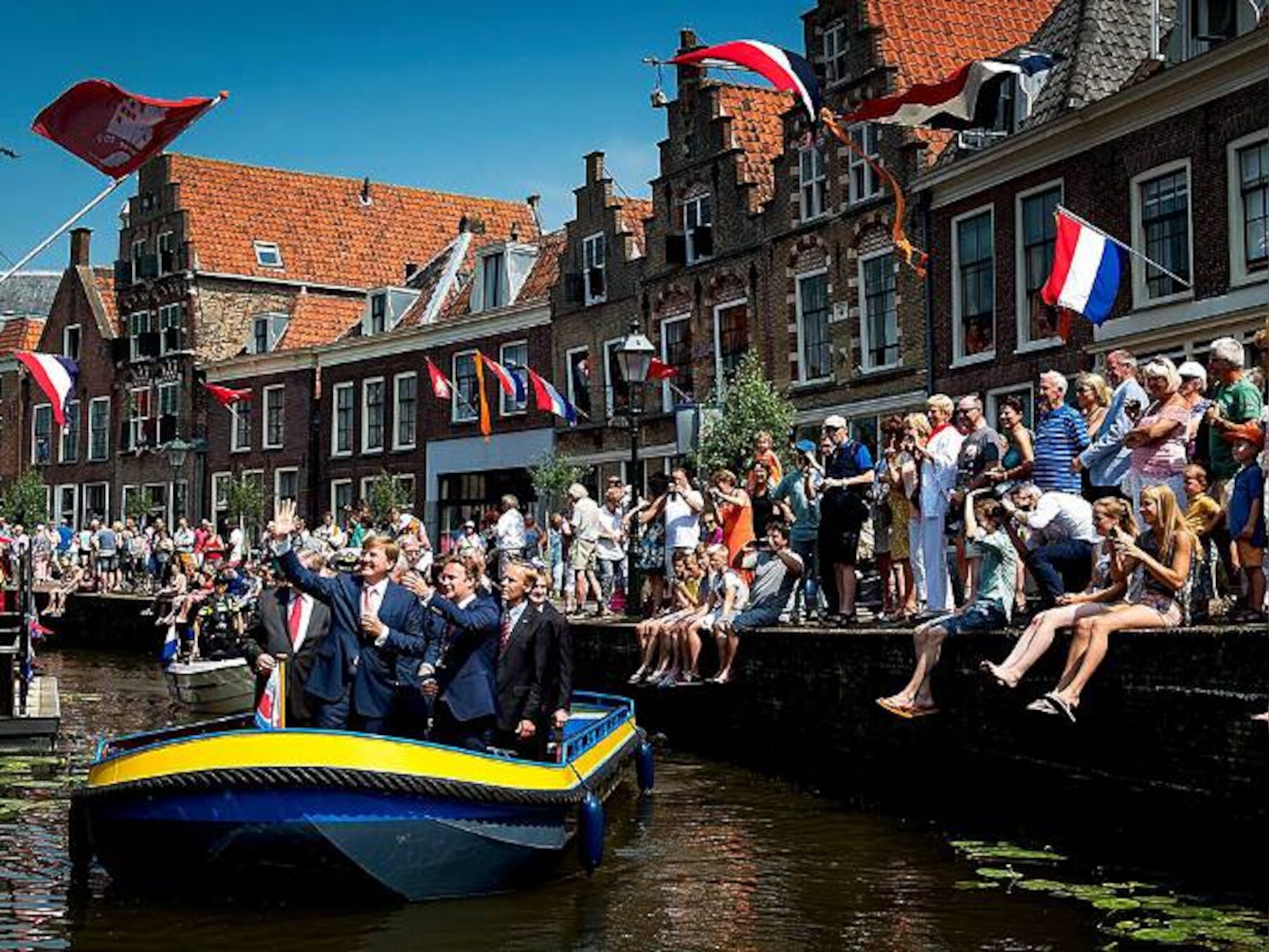 Koning bezocht stadje voor 750-jarig bestaan: ‘De warmste plek van Nederland’