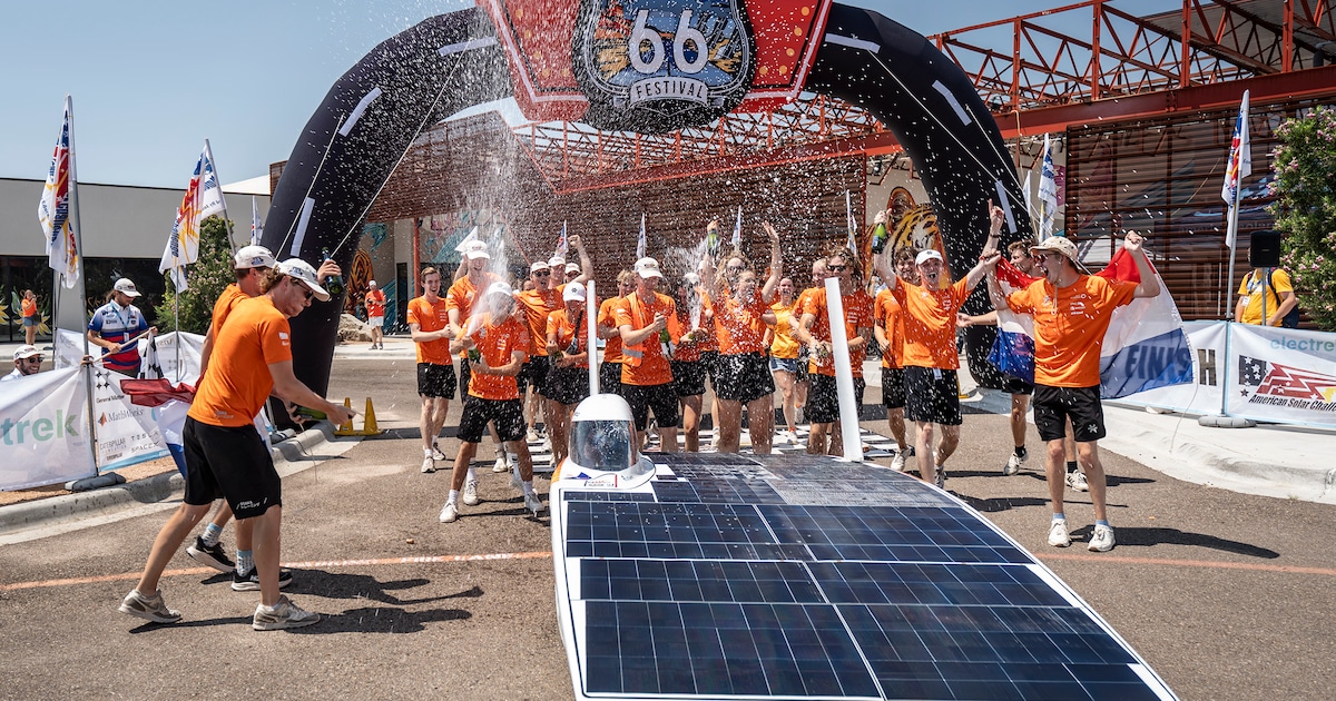 Regionaal succes bij race in VS met zonnewagens