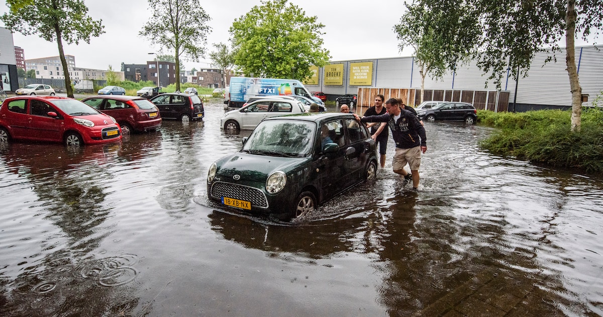 Fors minder schade in IJsselstein door noodweer vorig jaar, schadebedrag door neerslag naar het laag