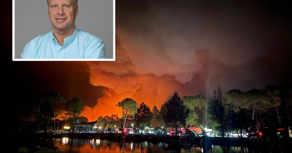 Vakantie in Frankrijk verandert in vlucht voor vuurzee: ‘Dennenappels explodeerden als granaten’