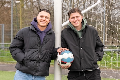 Broers Kai en Kjell tegenover elkaar in Haegsche Derby tussen HBS en Quick: ‘Wij zijn elkaars spiege