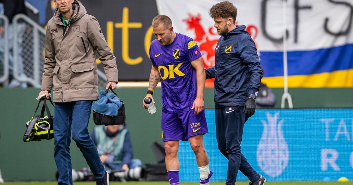 Meerdere hechtingen voor NAC-speler Holtby na open wond in scheenbeen: ‘Hij moet gewoon normale sche
