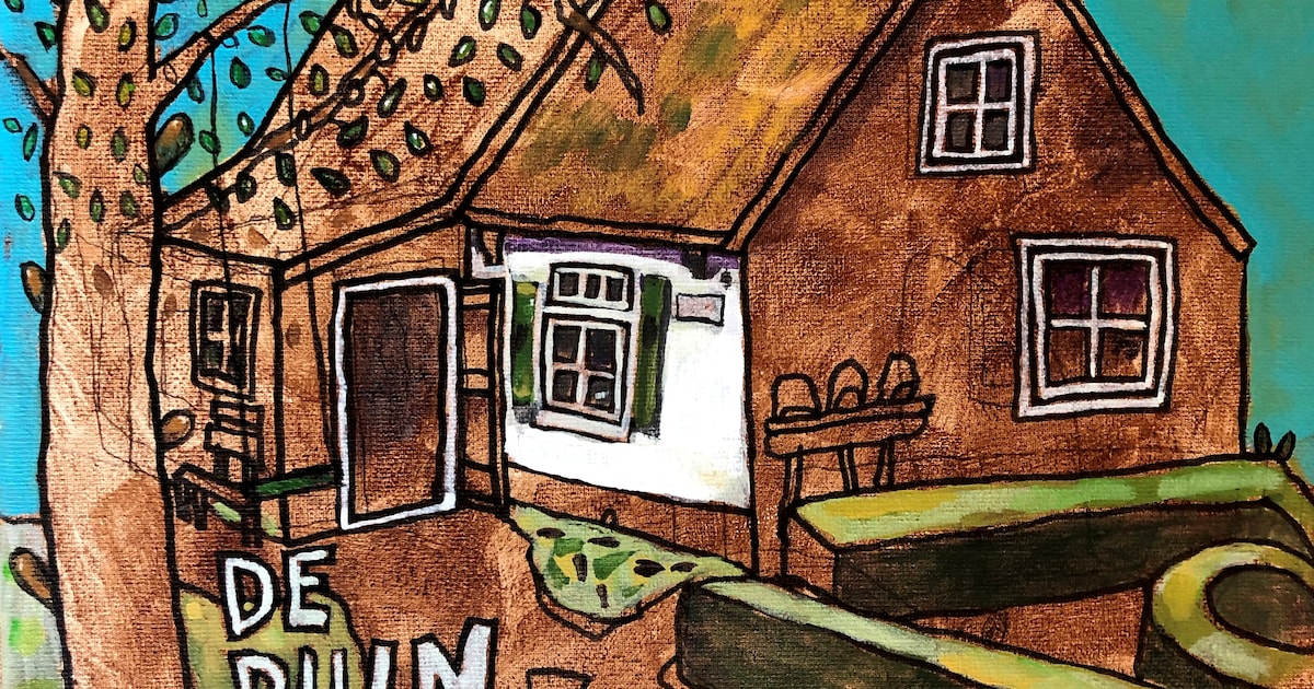 Kunstwerkroute langs museum De Duinhuisjes in Rockanje