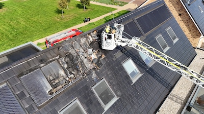 Brand in woning in Rosmalen zorgt voor grote schade aan zonnepanelen