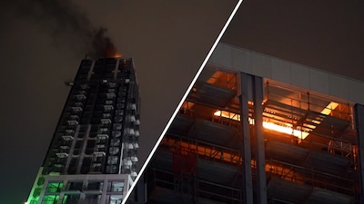 Brand in woontoren en agenten bekogeld met stenen: dit gebeurde er tijdens de jaarwisseling in de re