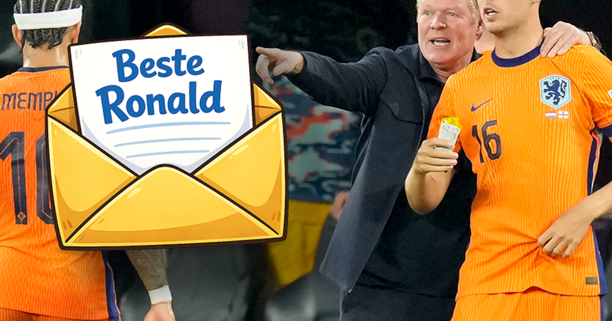 PSV-fan schrijft brief aan Koeman: ‘Cijfers Veerman veel beter dan die ...