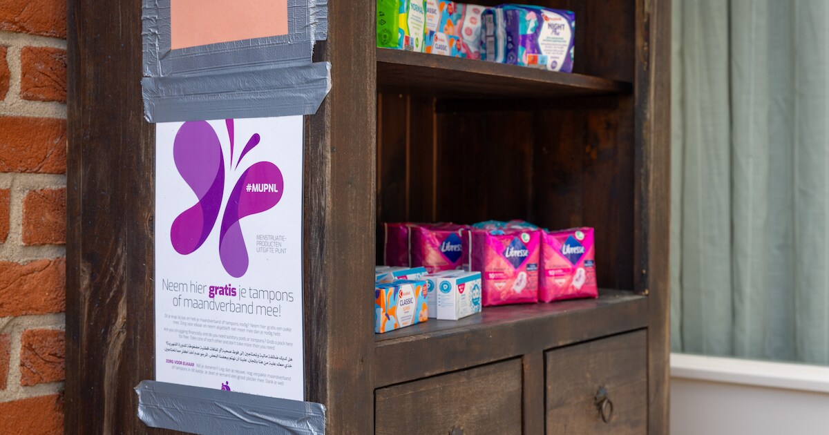 Nieuw punt voor gratis menstruatieproducten in Meerkerk