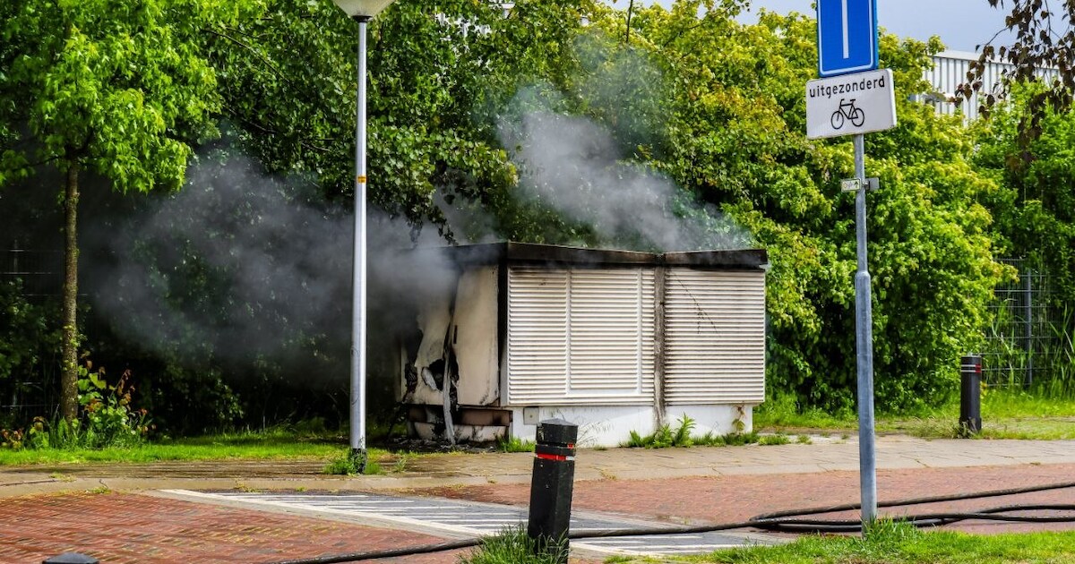Grote stroomstoring in Haaksbergen na brand in elektrakast