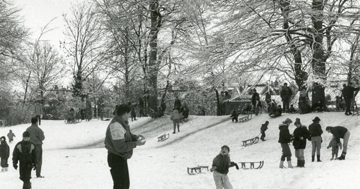 Oh de nostalgie! Zo zag de winter er vroeger uit in Vlaardingen