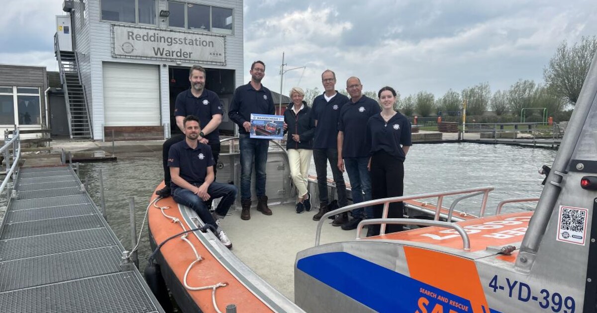Lieke Sievers haalt tweeduizend euro op voor Reddingsstation Warder met afscheidscadeau