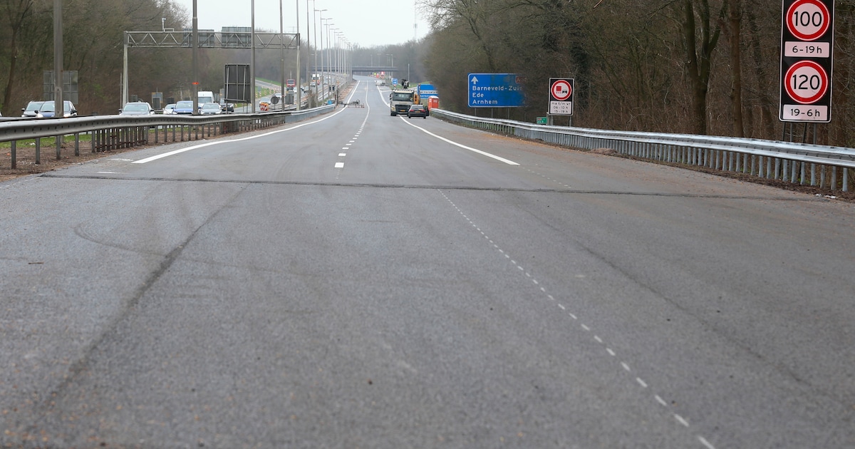 A30 Barneveld richting Ede eerder open dan gepland