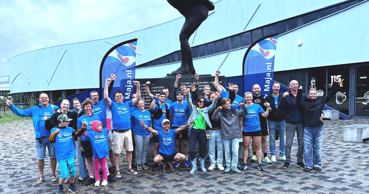 Na 200 km geblinddoekt hardlopen heeft Björn vooral last van.. zijn ogen