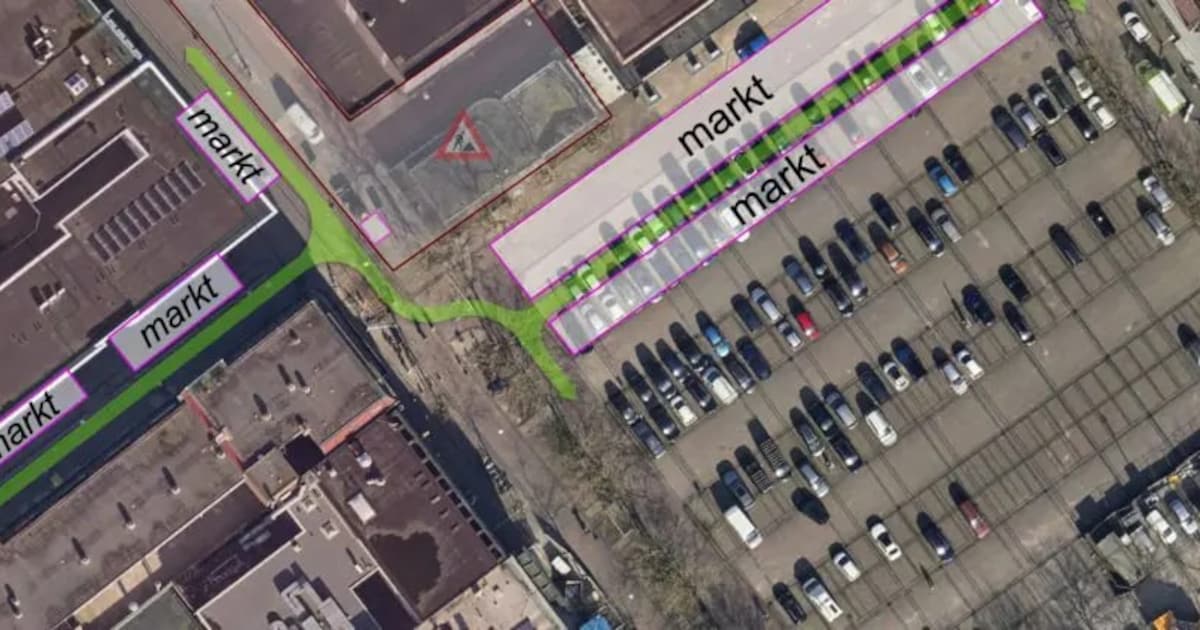 Zaterdagmarkt verhuist tijdelijk naar Burgemeester Kuperusplein in Heerenveen