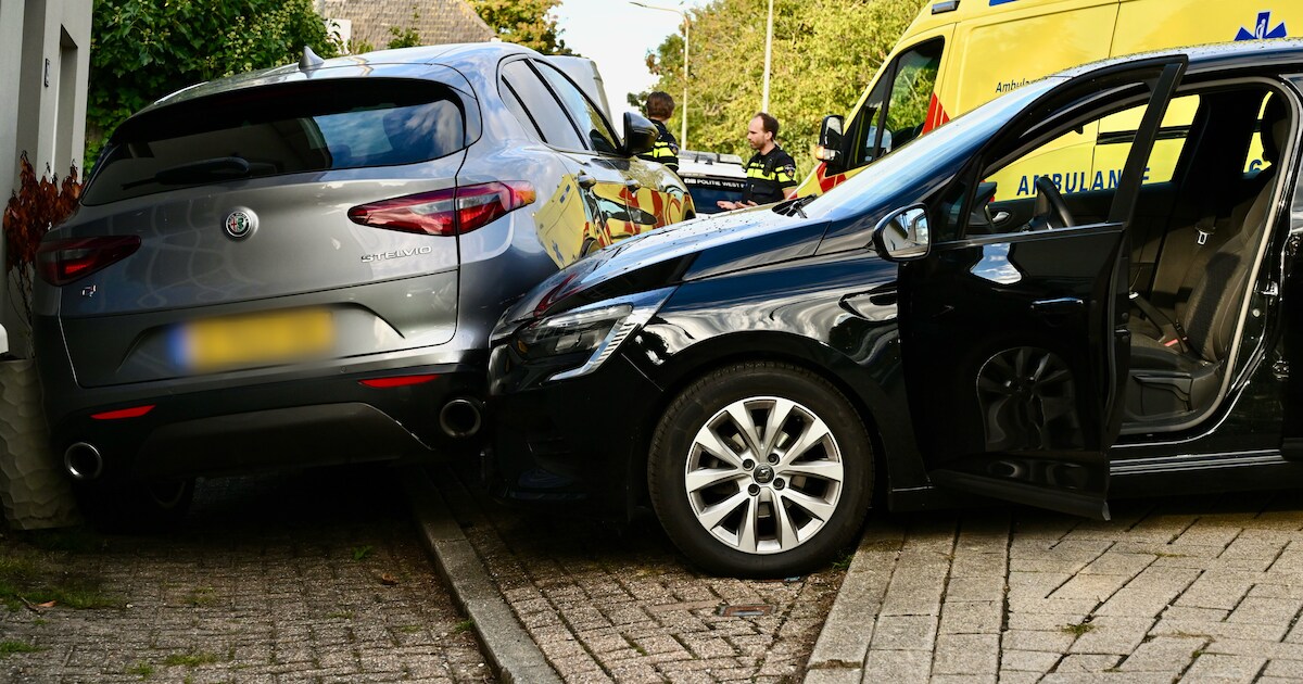 Automobilist botst op geparkeerde auto op Havendijk in Beesd