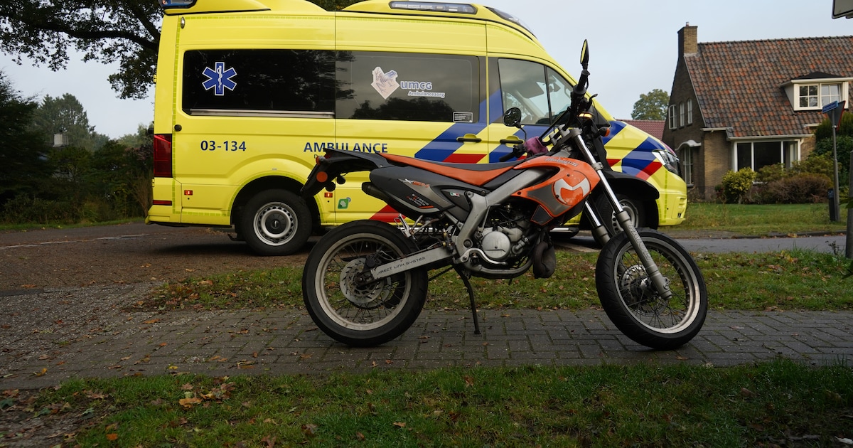 Brommerrijder gewond na schrikreactie in Borger