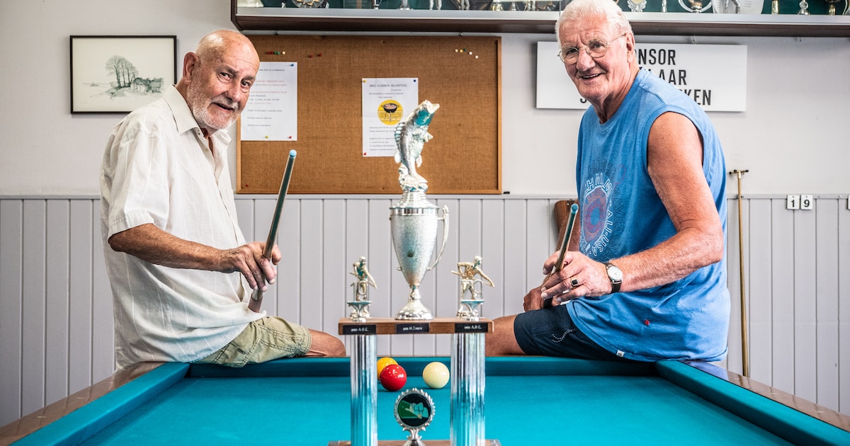 Ouderwets biljart is in Ammerstol een ‘hippe’ sport: ‘We hebben wel de leeftijd van auw en oei’