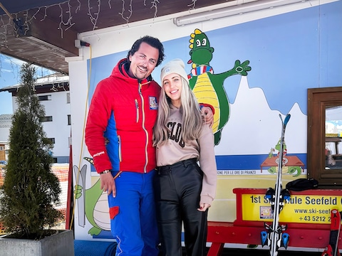 Mike en Denise uit Winter vol liefde in februari in Seefeld.